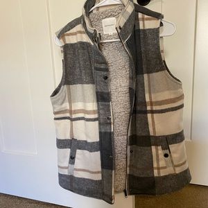 Thread and Supply VICI plaid vest size Small